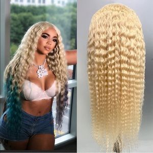 613 Deep Wave 18’ HD Transparent Lace Wig